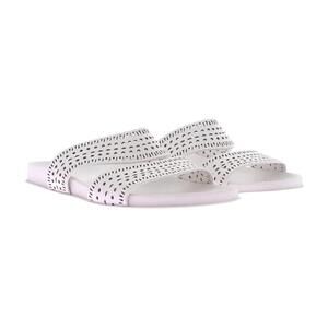 NEW ALAÏA women's leather mules in white